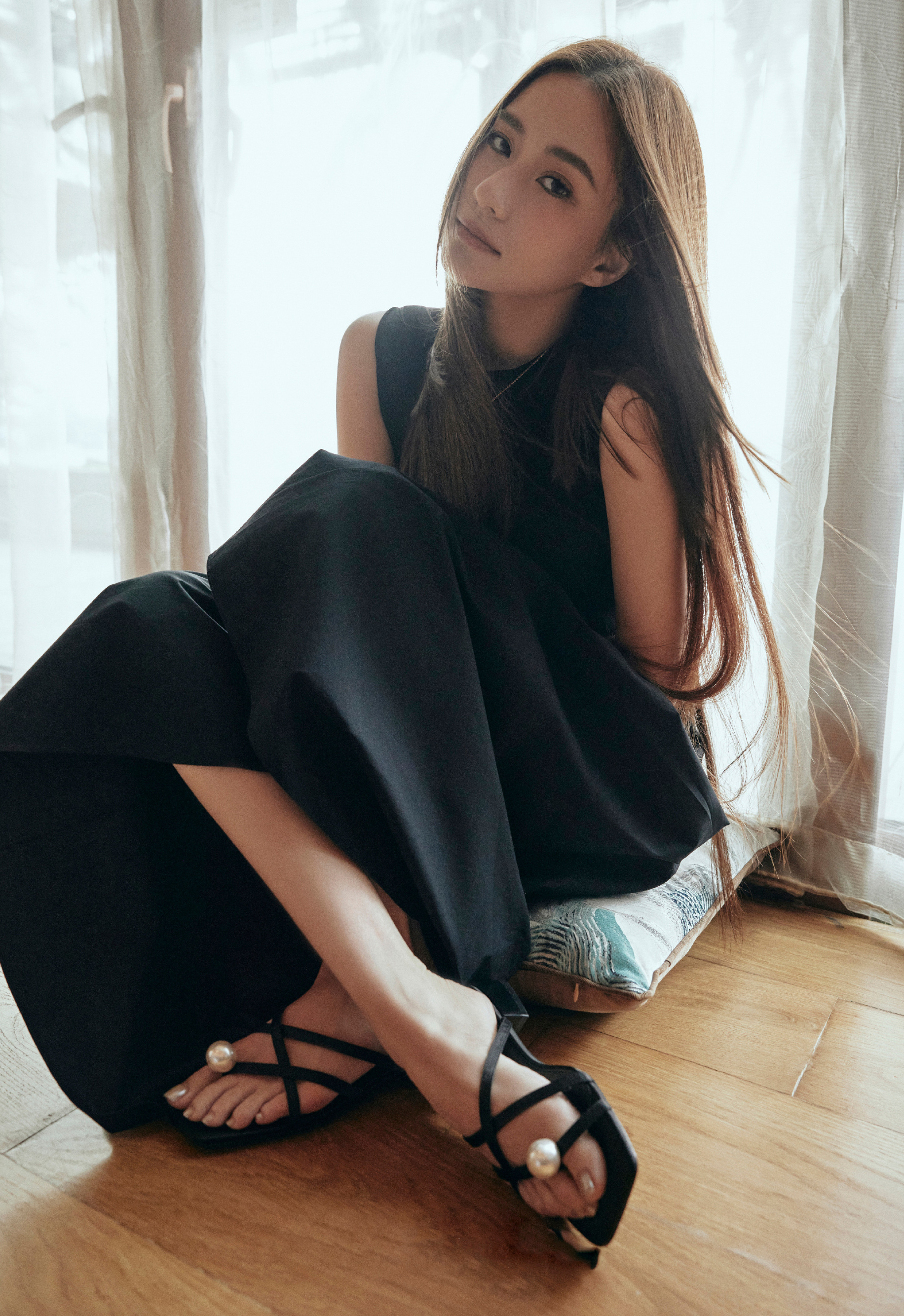 女明星,何超莲的美脚