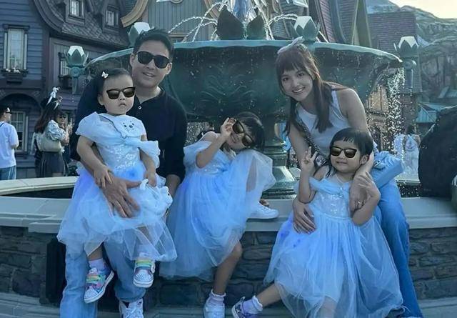 香港知名女星罕见以短发形象示人，嫁豪门接连生三女将封肚