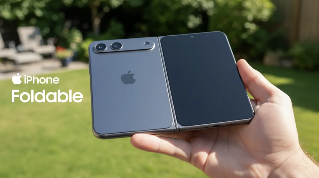 嗯，看起來折疊 iPhone 可能真的擁有無折痕的顯示屏