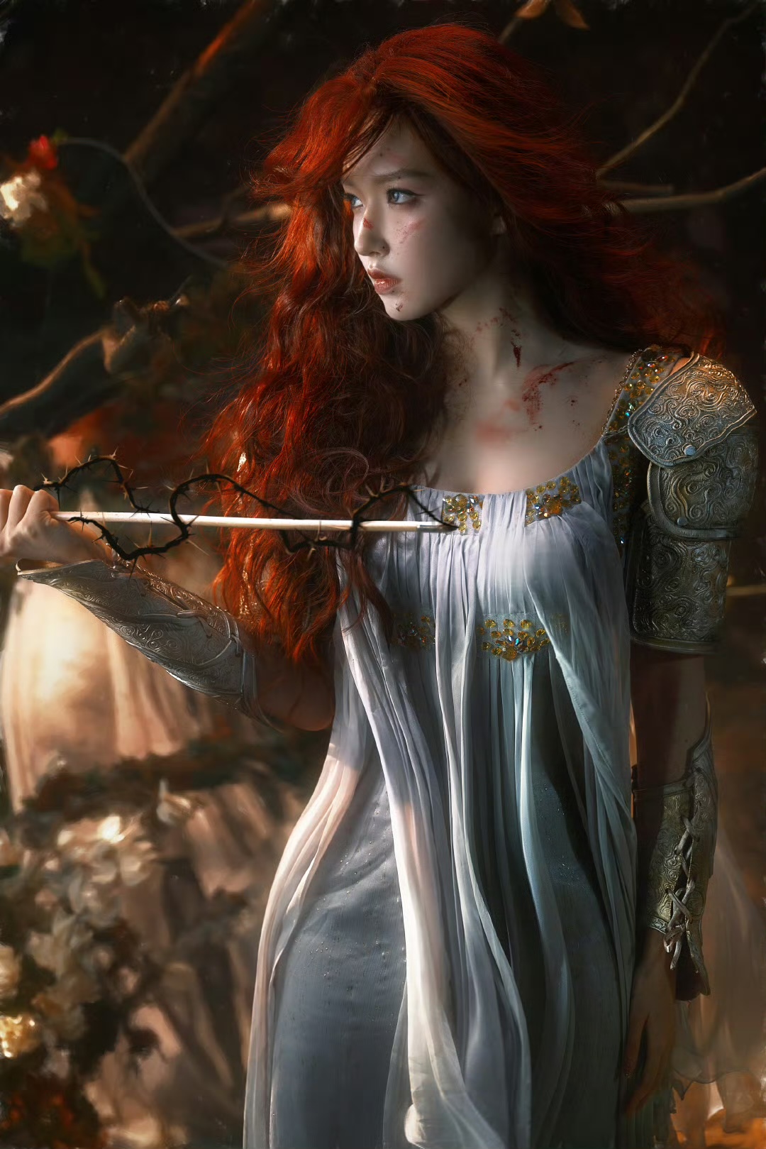 程潇生日限定造型:铠甲玫瑰杀疯了!网友:这姐是要统治七夕战场?