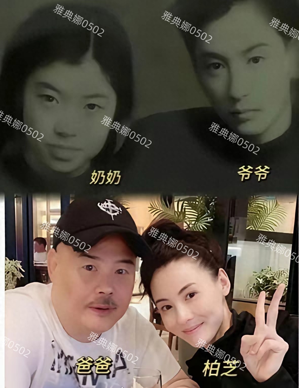 张柏芝的美貌居然是继承了聋哑爷爷的基因,爷爷年轻时是个大帅哥