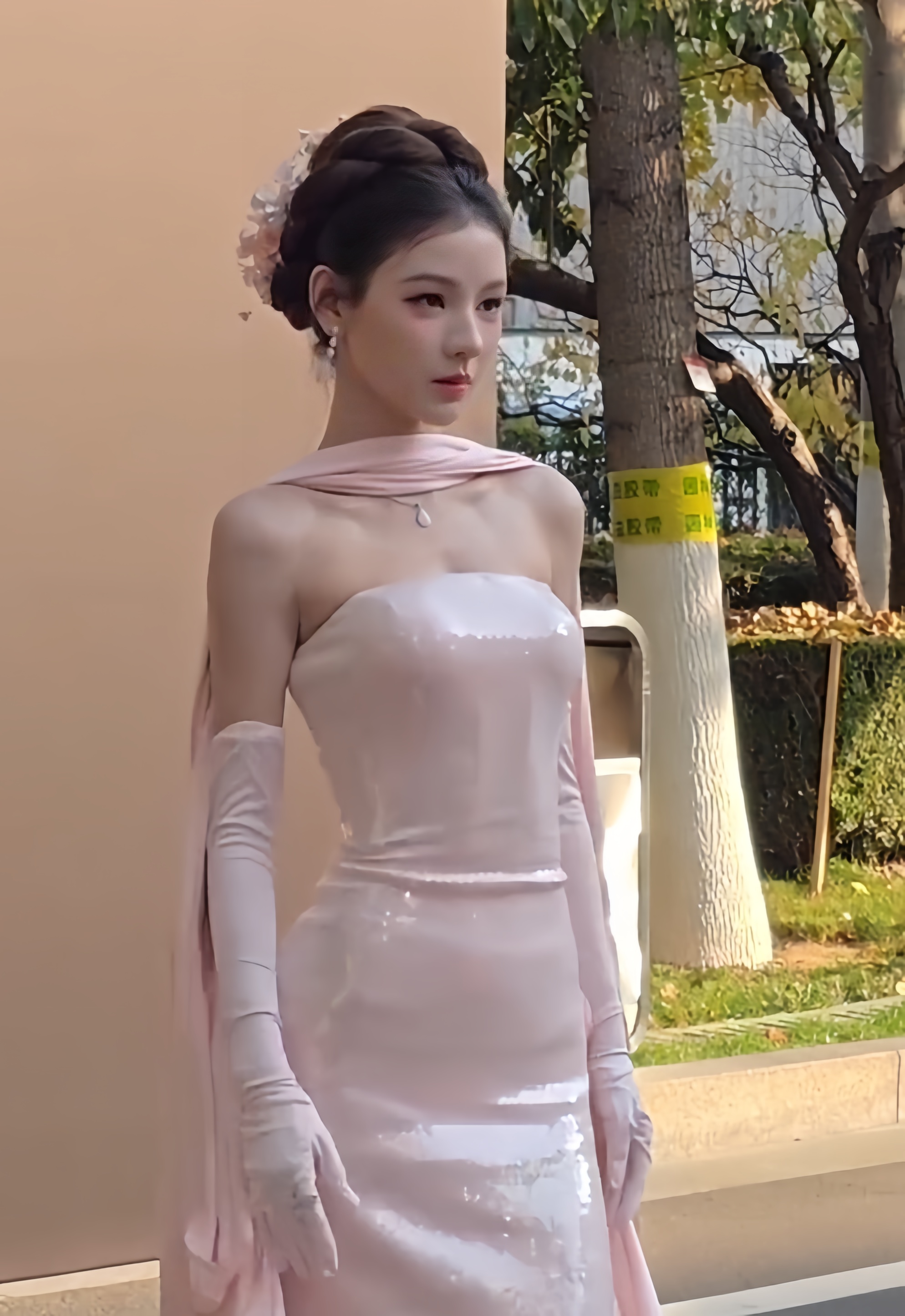 视界大会红毯生图，一个模子刻出来的造型，全都走“刘亦菲”老路