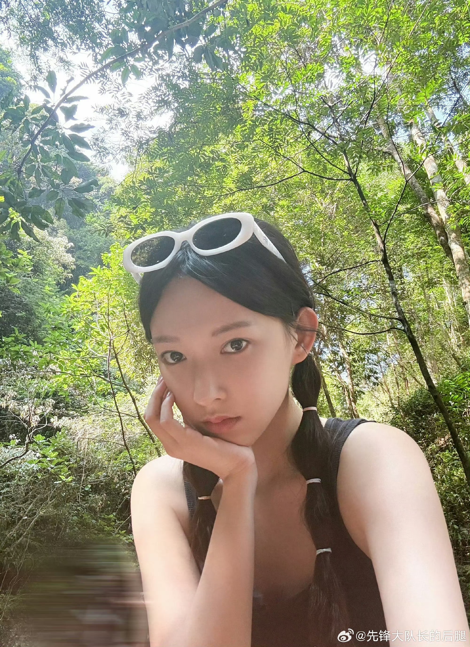 程潇 户外穿搭 靓女什么时候都美！