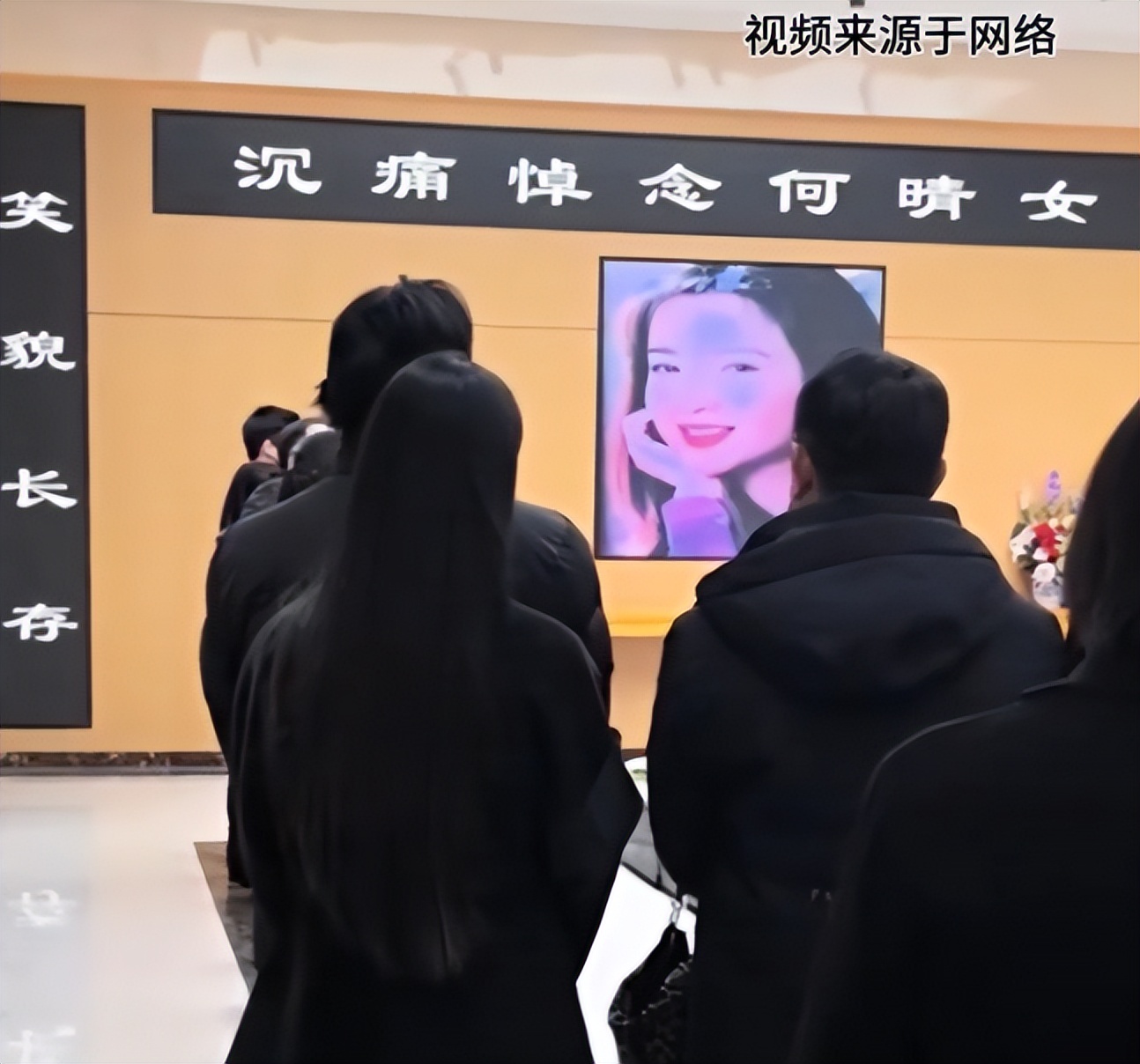 何晴告别式儿子露面！手捧骨灰，曝出临终细节惹泪目，廖京生现身