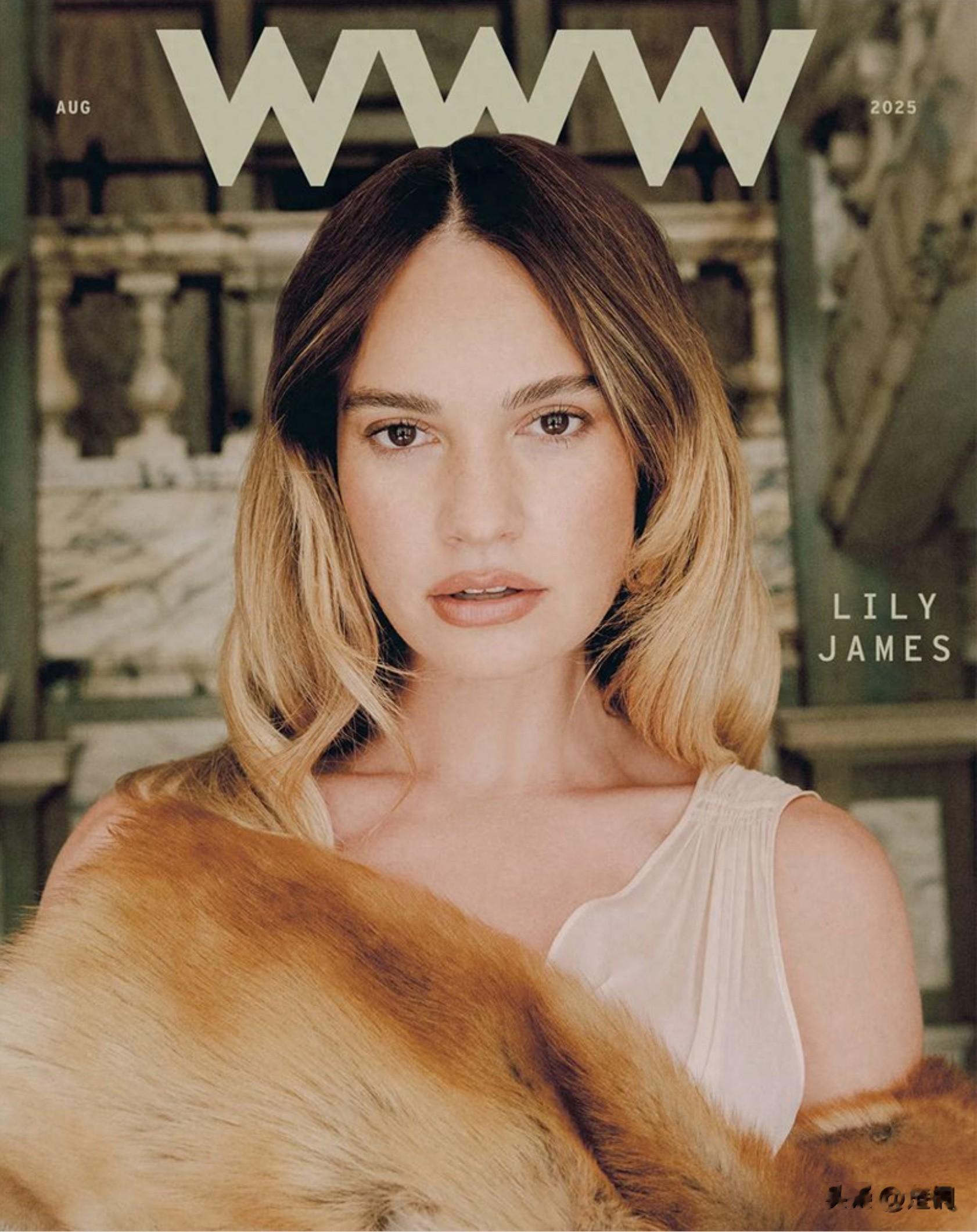 英国影星莉莉·詹姆斯,《WWW》杂志深度专访时尚摄影