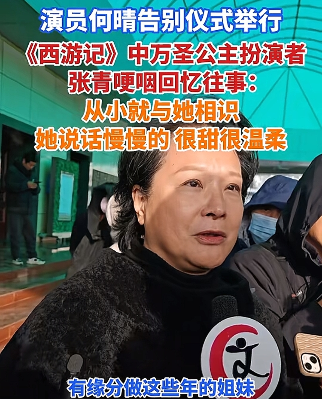 何晴吊唁现场布置简单，王卫国含泪忆往昔，许亚军疑现身哭红双眼