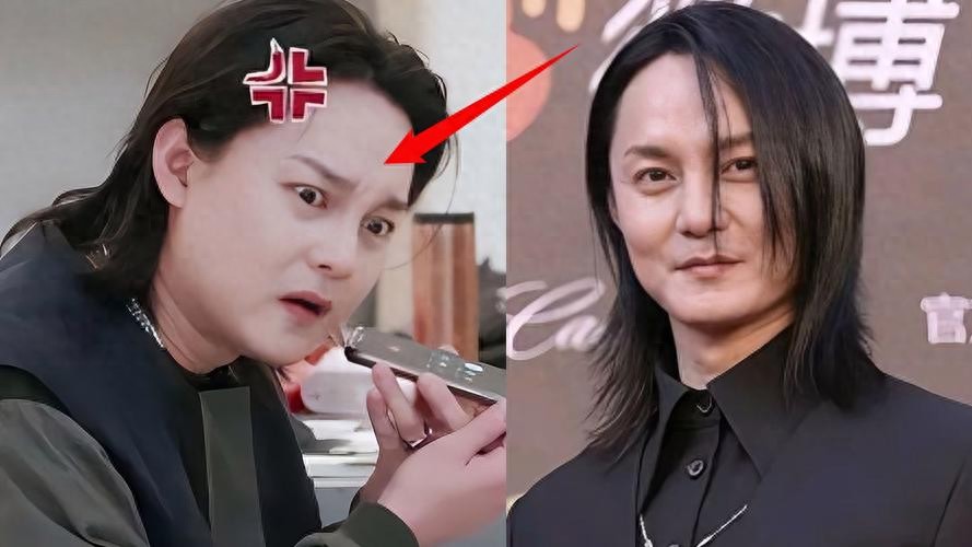 49岁陈坤颜值断崖下跌，眼小脸胖贴假发片，被一旁的吴磊抢尽风头