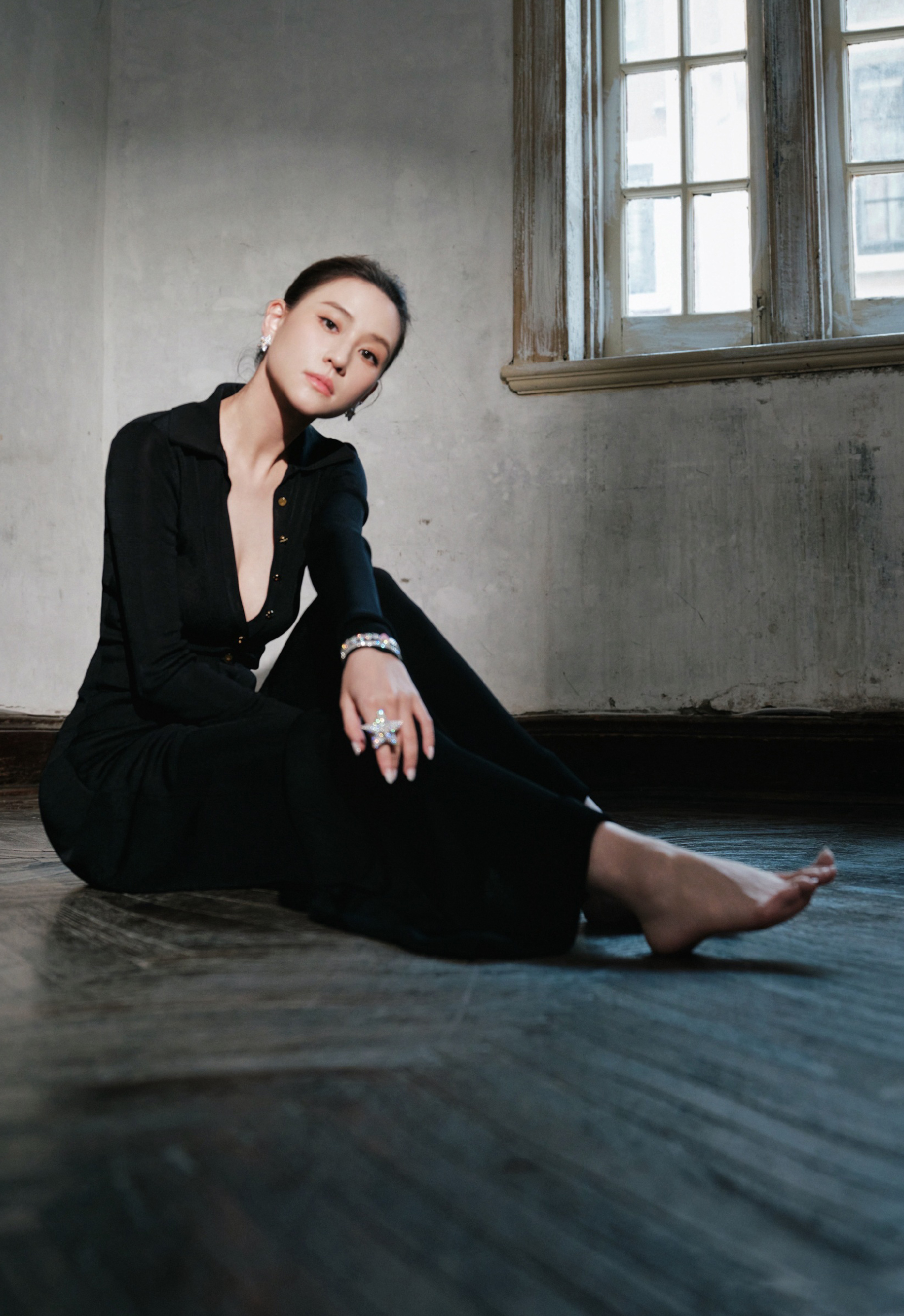 女明星,何超莲的美脚