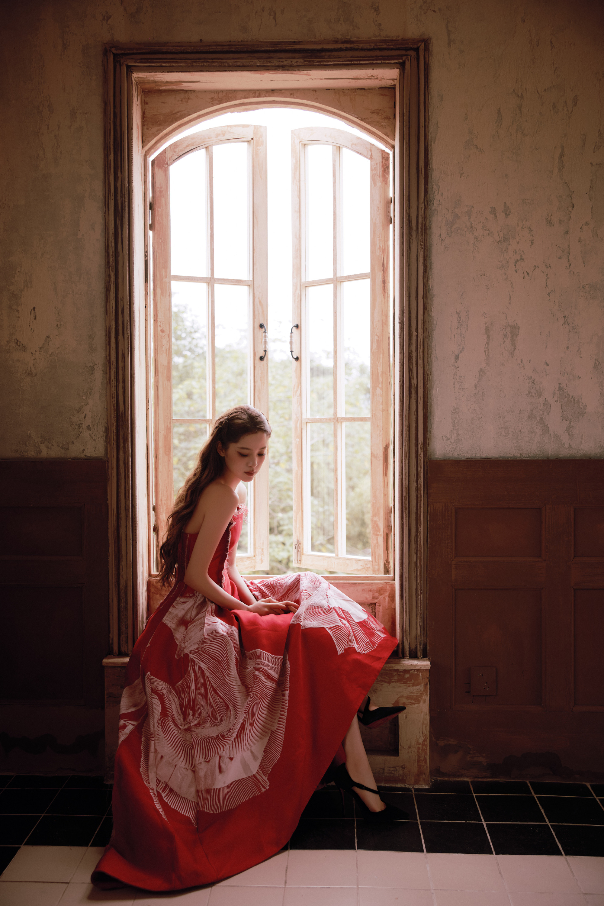 欧阳娜娜抹胸芭比公主，好漂亮的小姐姐