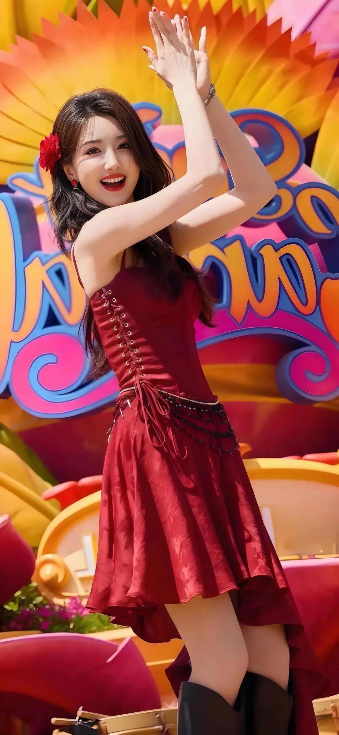 甜美女神毛晓彤