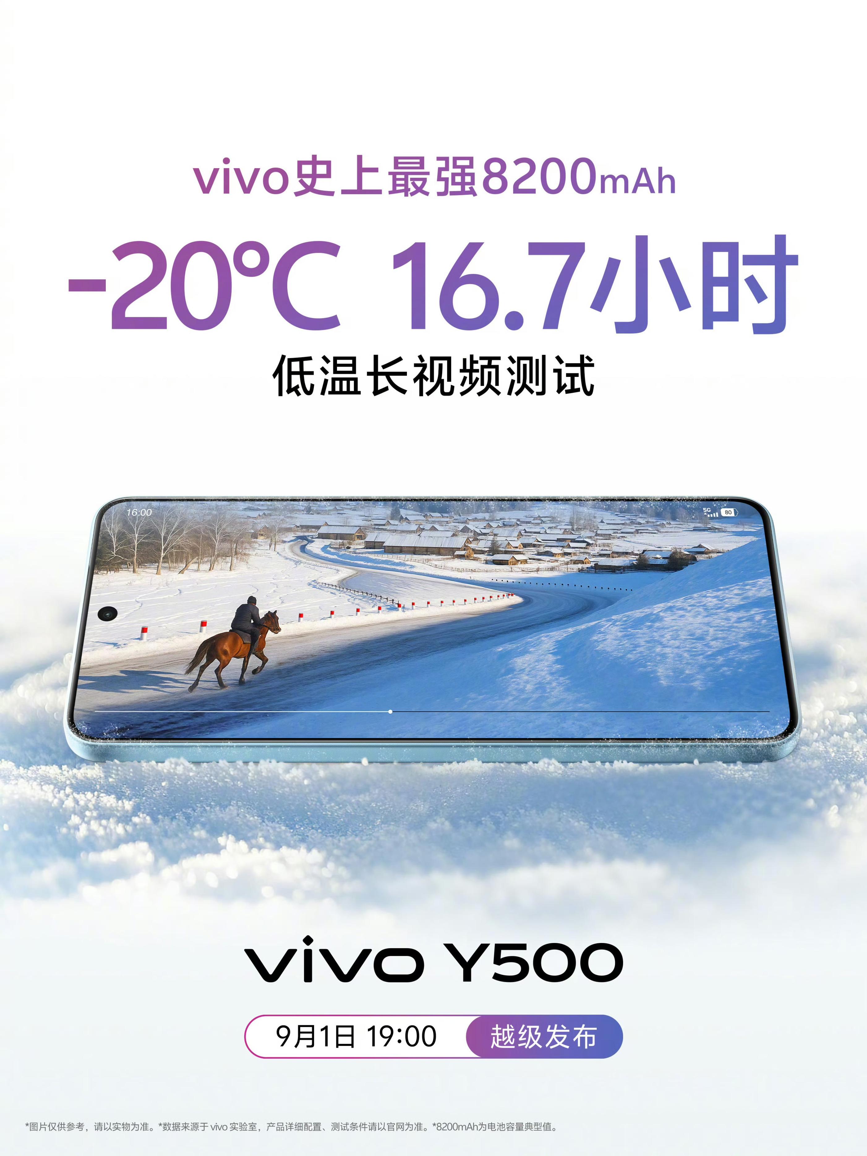 vivo Y500用大电池+快充,满足通勤党全部续航刚需