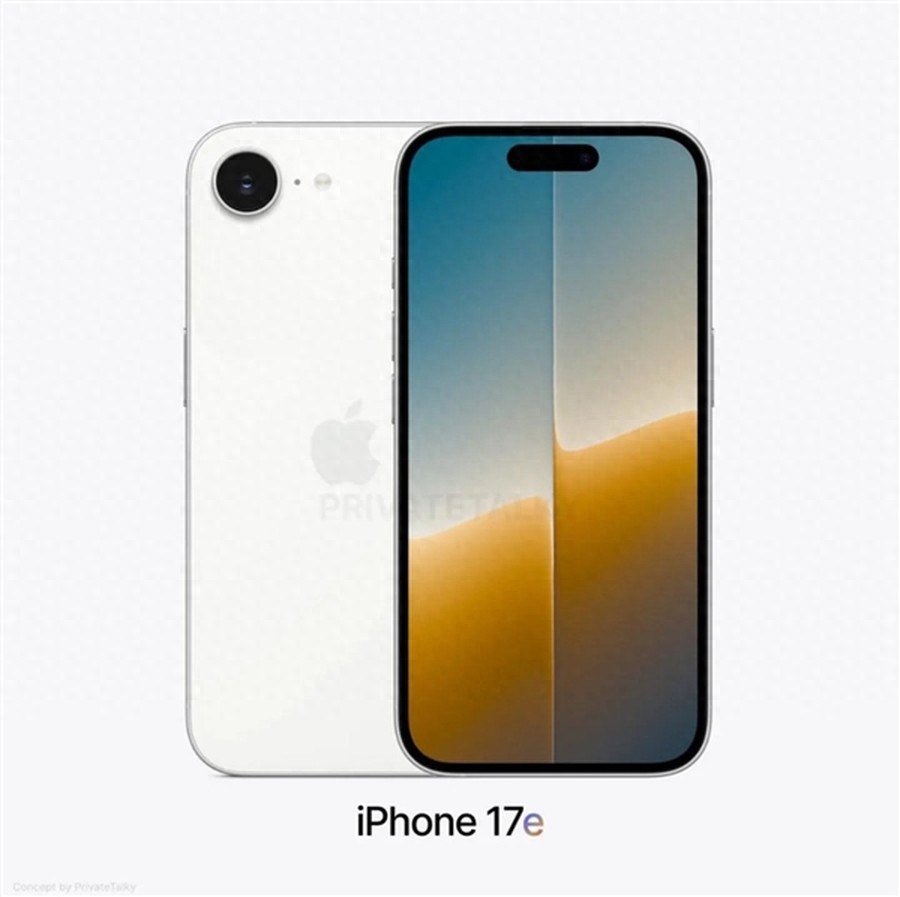 iPhone 17e外觀圖曝光 屏幕也變成靈動島了