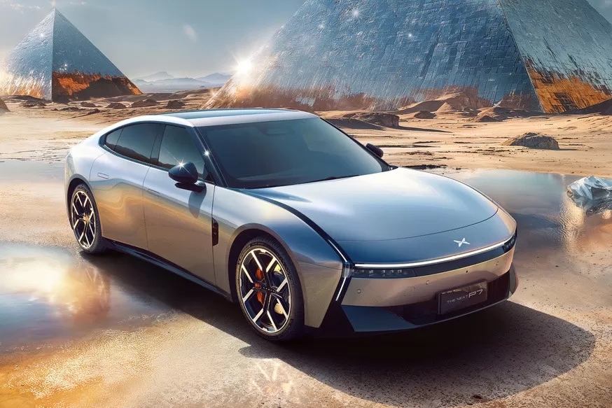 时尚的第二代小鹏P7在新照片中展现了另一个特点