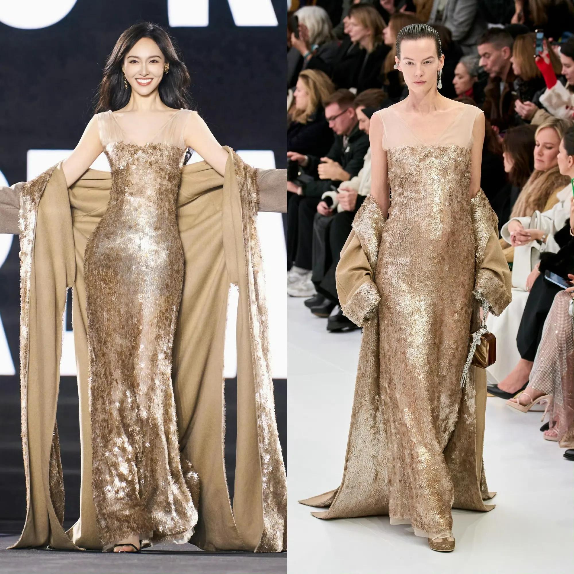 唐嫣的美真的“拿得出手”！8套高定礼服裙展现天使面孔窈窕身材