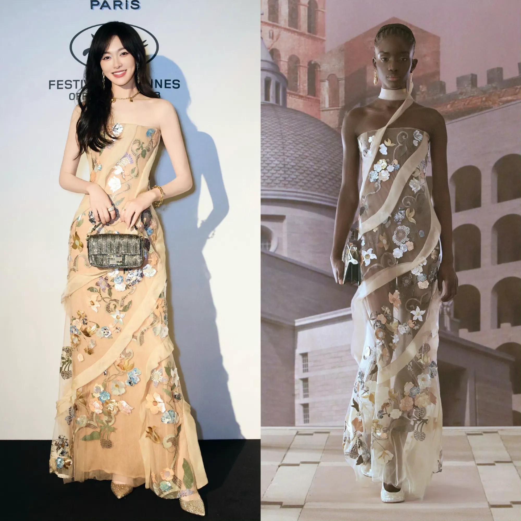 唐嫣的美真的“拿得出手”！8套高定礼服裙展现天使面孔窈窕身材