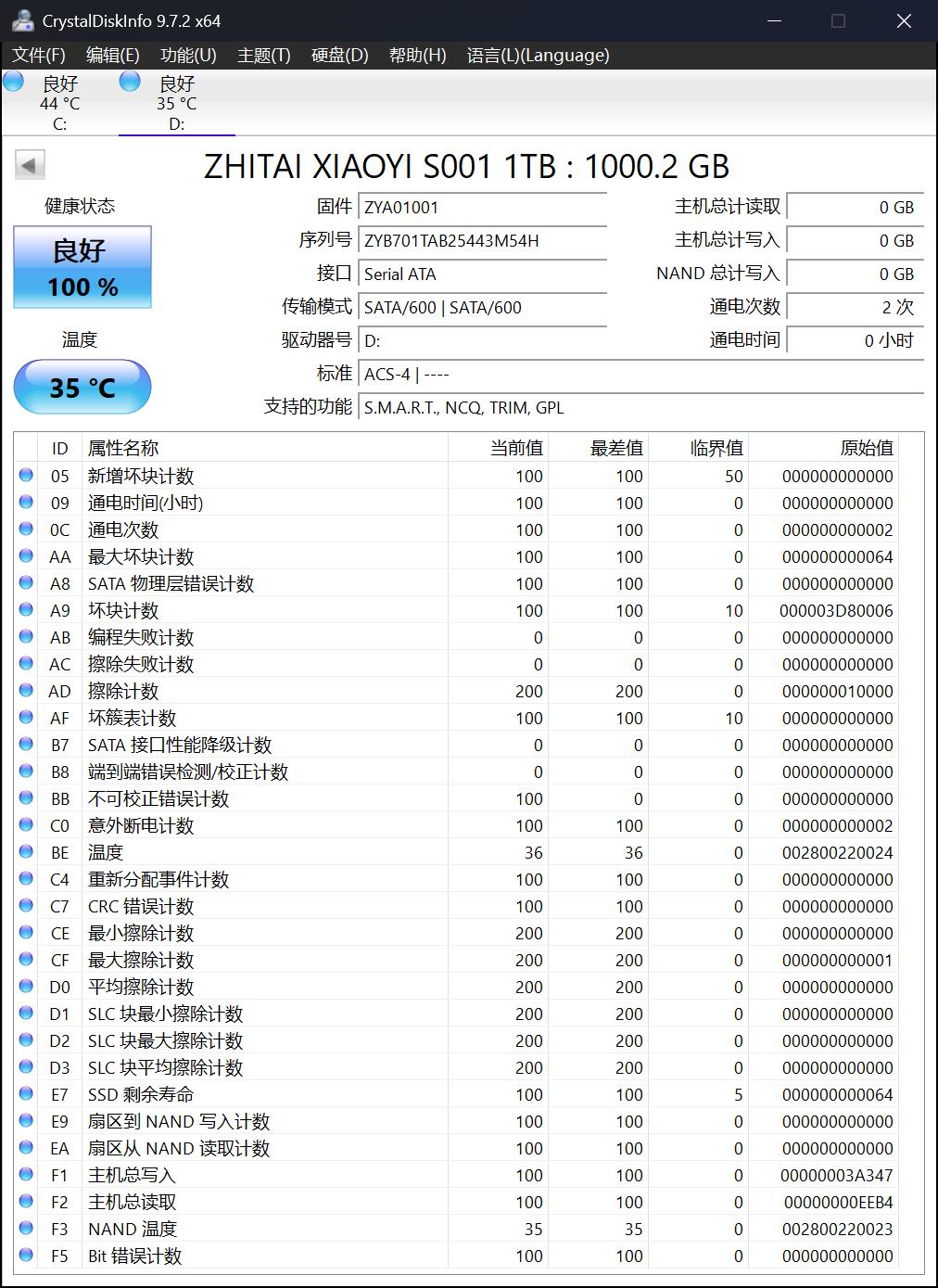 致態小翼S001固態硬盤評測 老機升級效果立竿見影