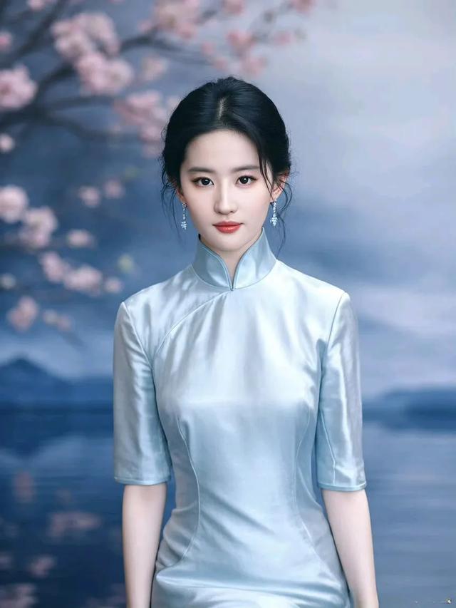 刘亦菲美丽旗袍秀