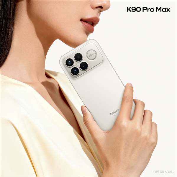 REDMI K90 Pro Max全方位外觀公布：罕見后置揚聲器、BOSE認證