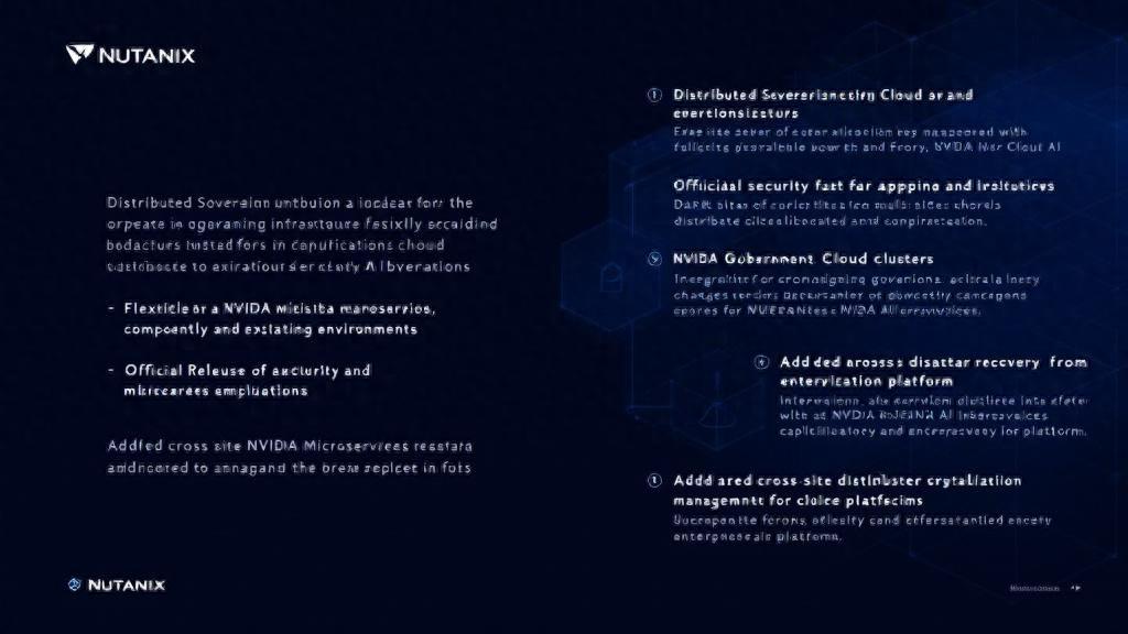 Nutanix推出分布式主權云服務 強化多云環境安全運營
