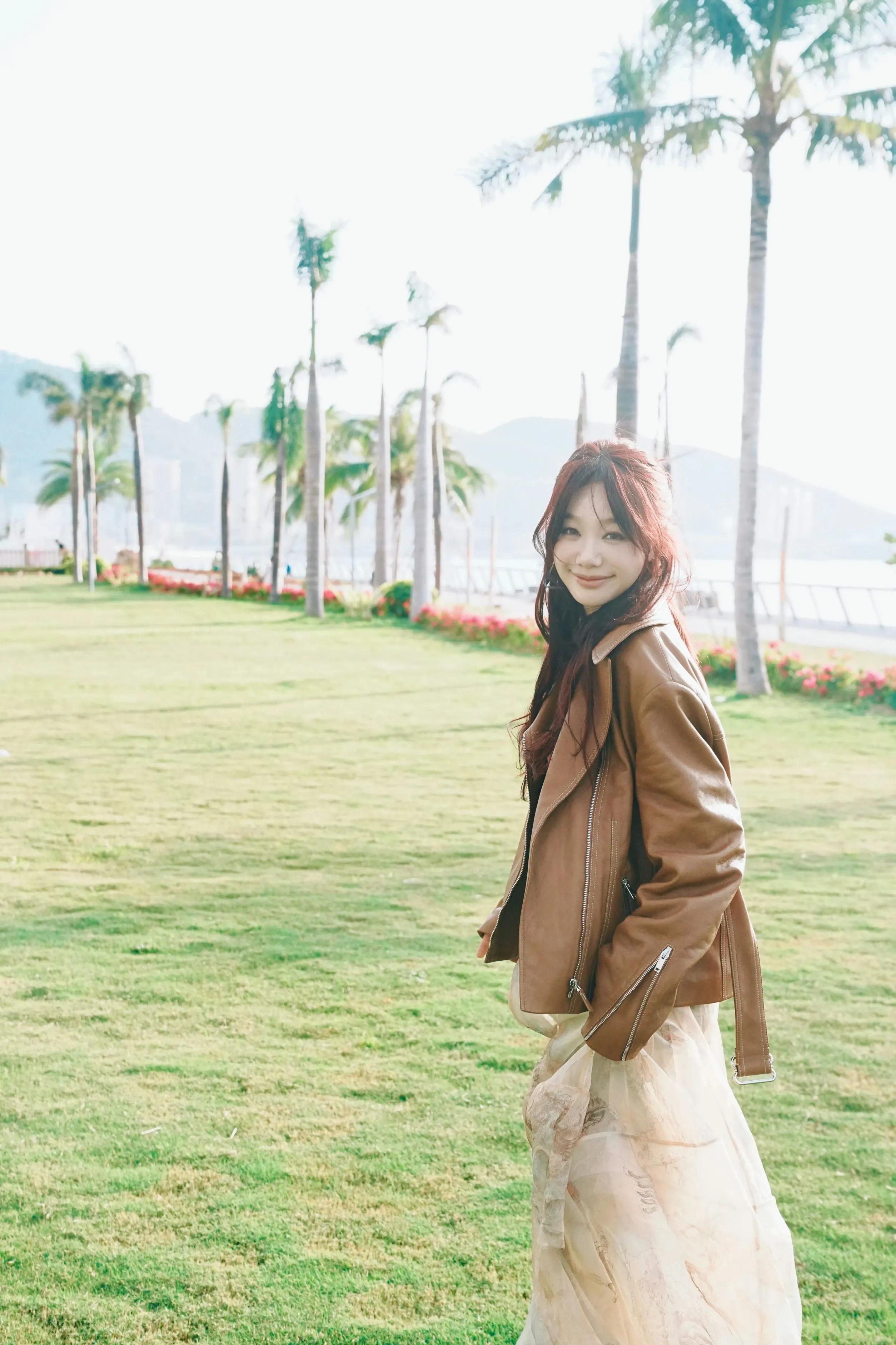 徐梦洁海边写真