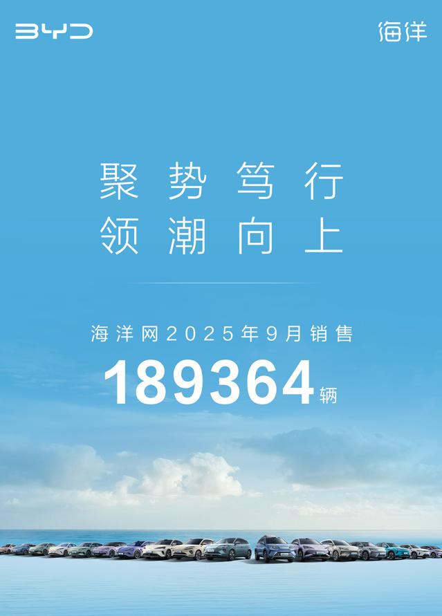 比亚迪9月销量再次接近40万辆，方程豹成了最大亮点