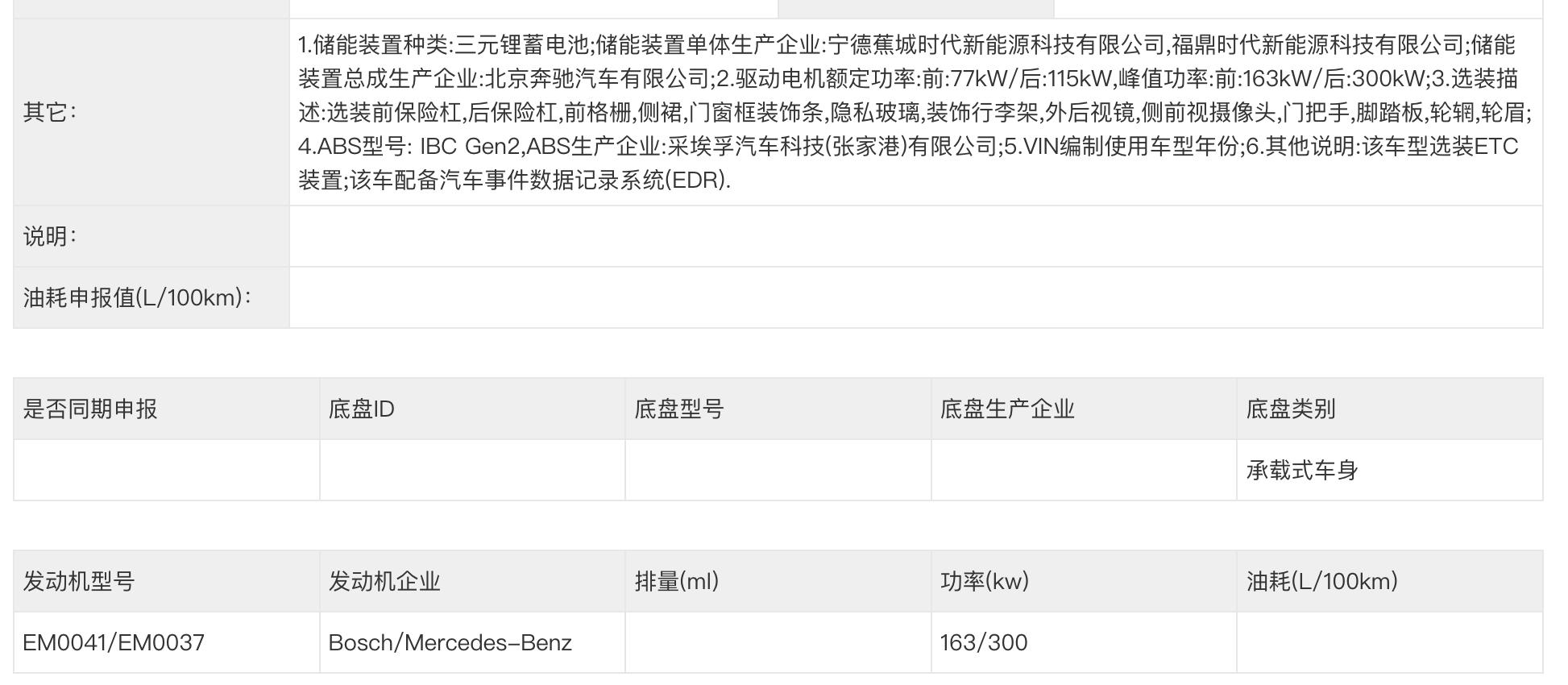 奔驰GLC EV轴距超3米，首秀盾形复古格栅