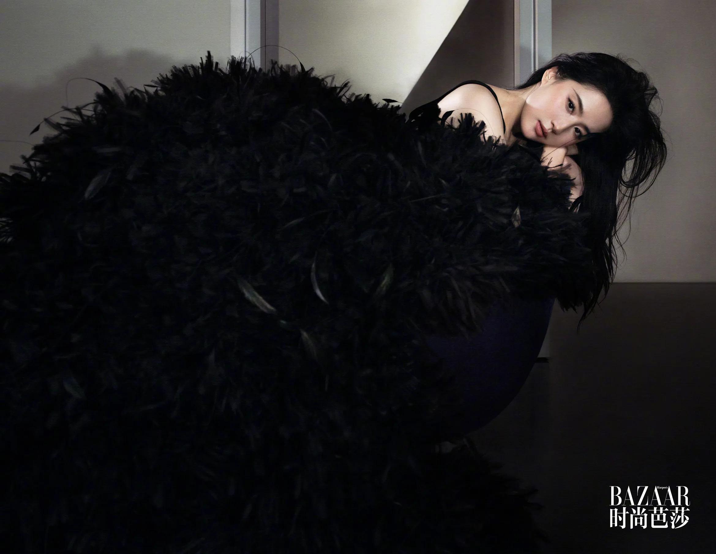 刘亦菲时尚芭莎写真美图