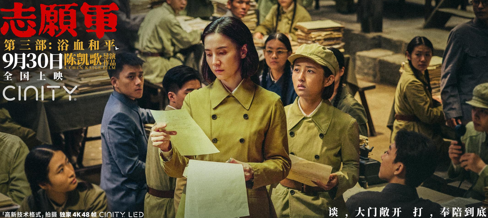 《志愿军3》首日夺冠,黄渤新片9小时票房仅267万,成本超2亿