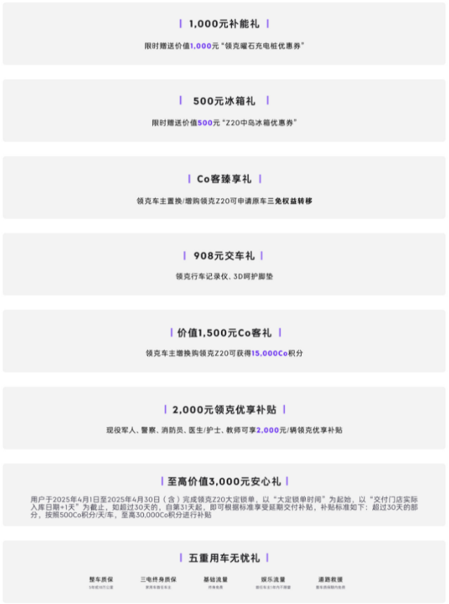 10.59万起无套路！领克Z20打破10万级纯电SUV价格天花板！