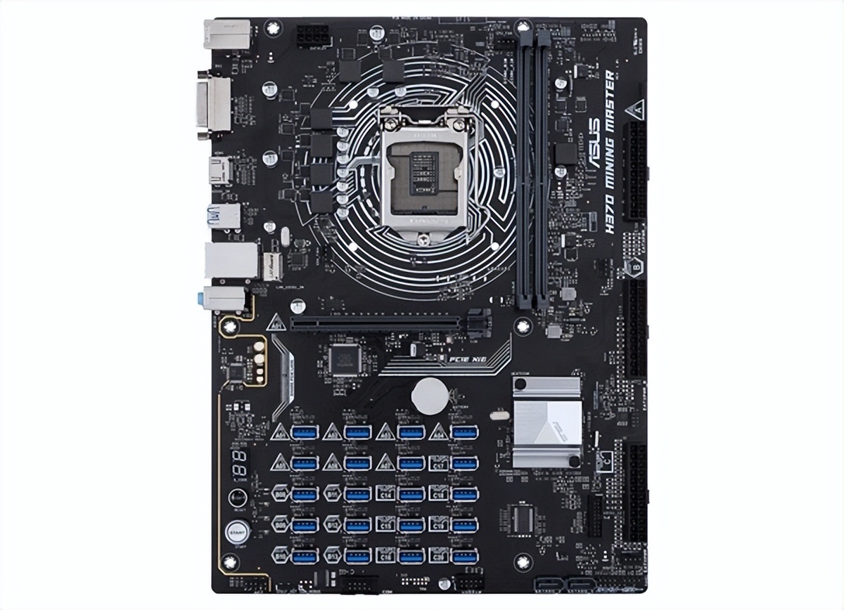 神奇主板竟然有36個USB接口！可惜是Intel老平臺 還都是USB-A