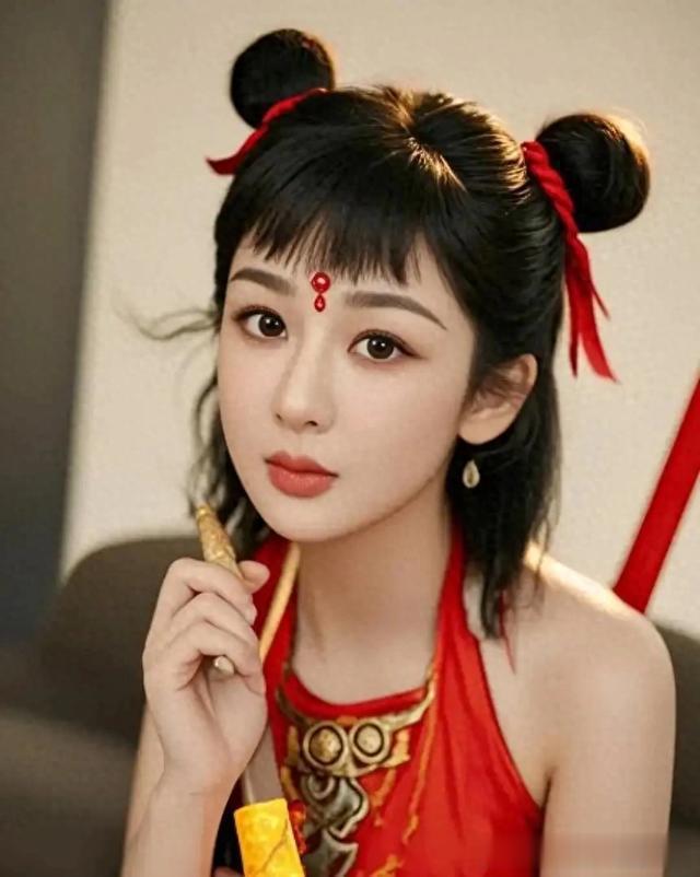 杨紫版哪吒,可爱又灵动,网友:就该她来演