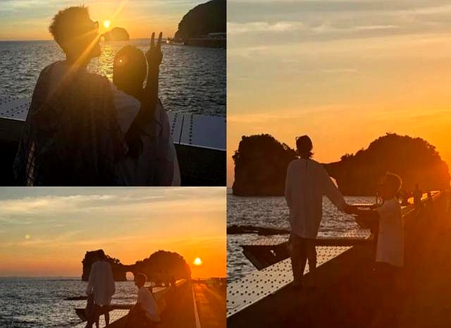 李嘉格携男友日本度假,溜肩驼背、又矮又土,牵男友手被嘲像母子