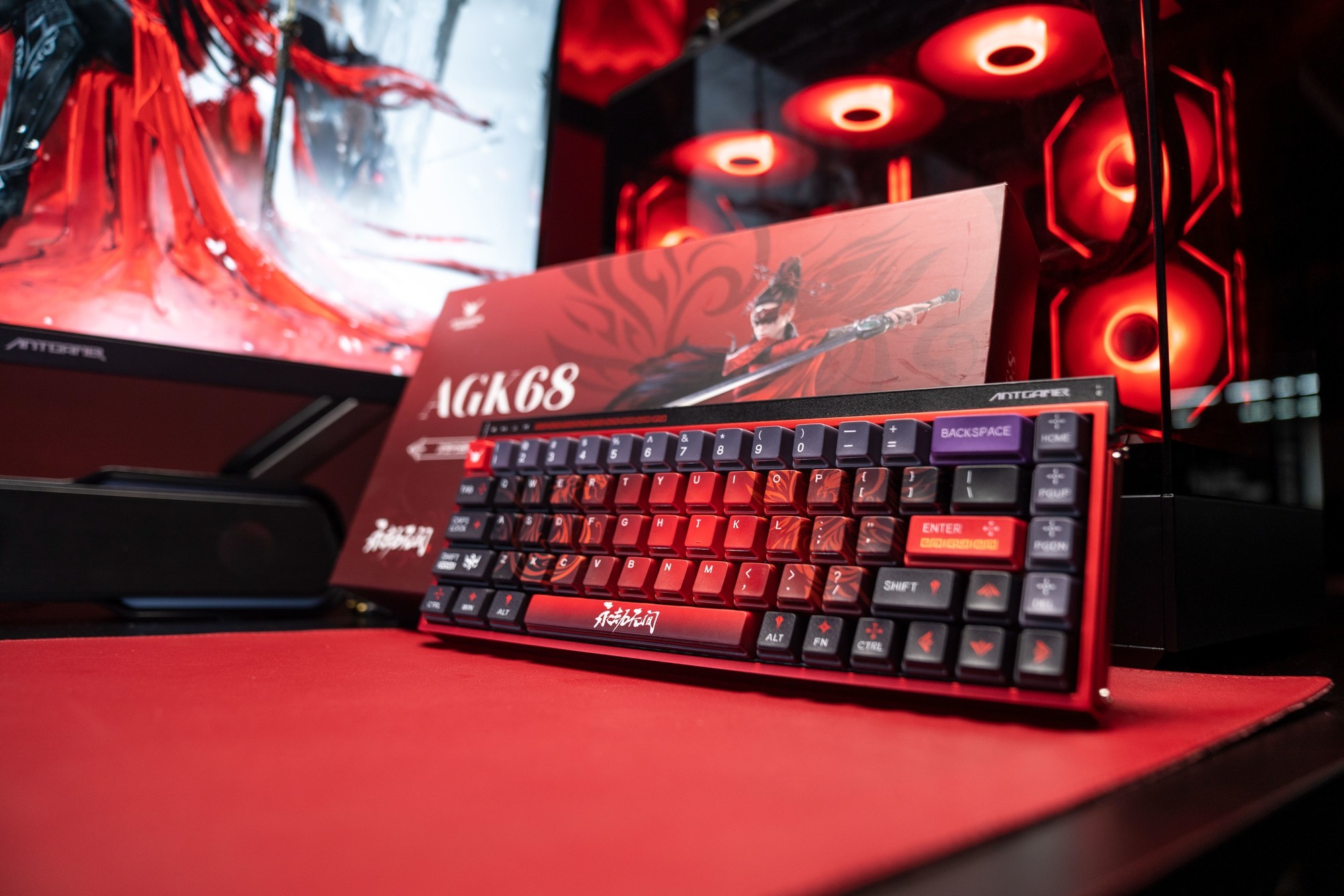 蚂蚁电竞AGK68磁轴键盘评测：0.001mm RT精度的旗舰产品