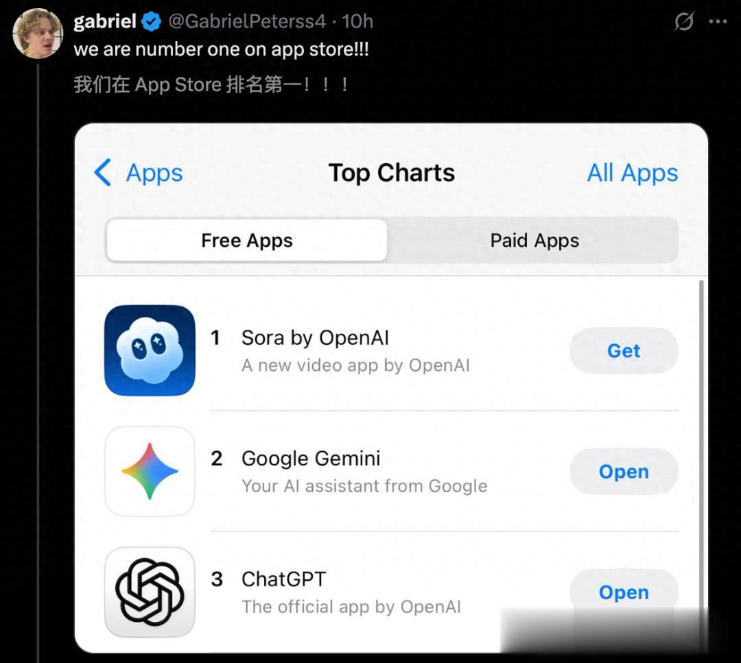 三天逆袭，Sora登顶美榜！15秒大片玩疯奥特曼，全网直呼真假难辨