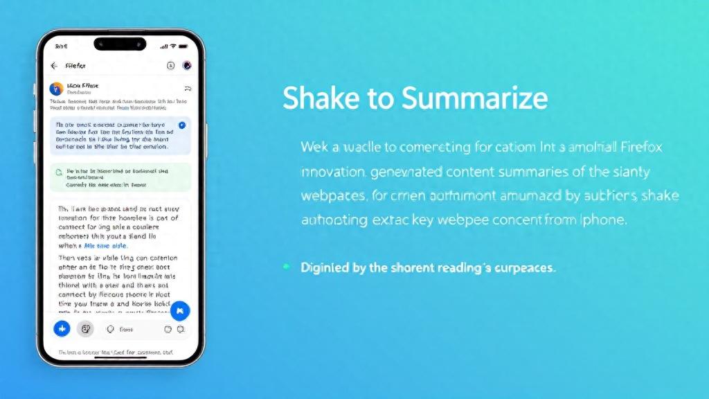 Firefox推出iPhone\摇动即可总结\功能