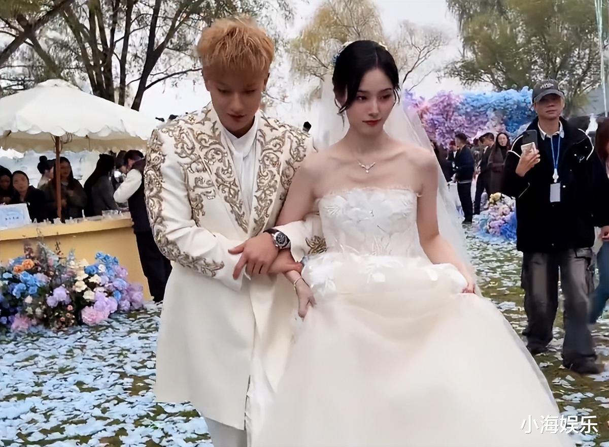 黄子韬徐艺洋大婚，婚礼环节独特又有寓意，刘些宁为好友感动流泪