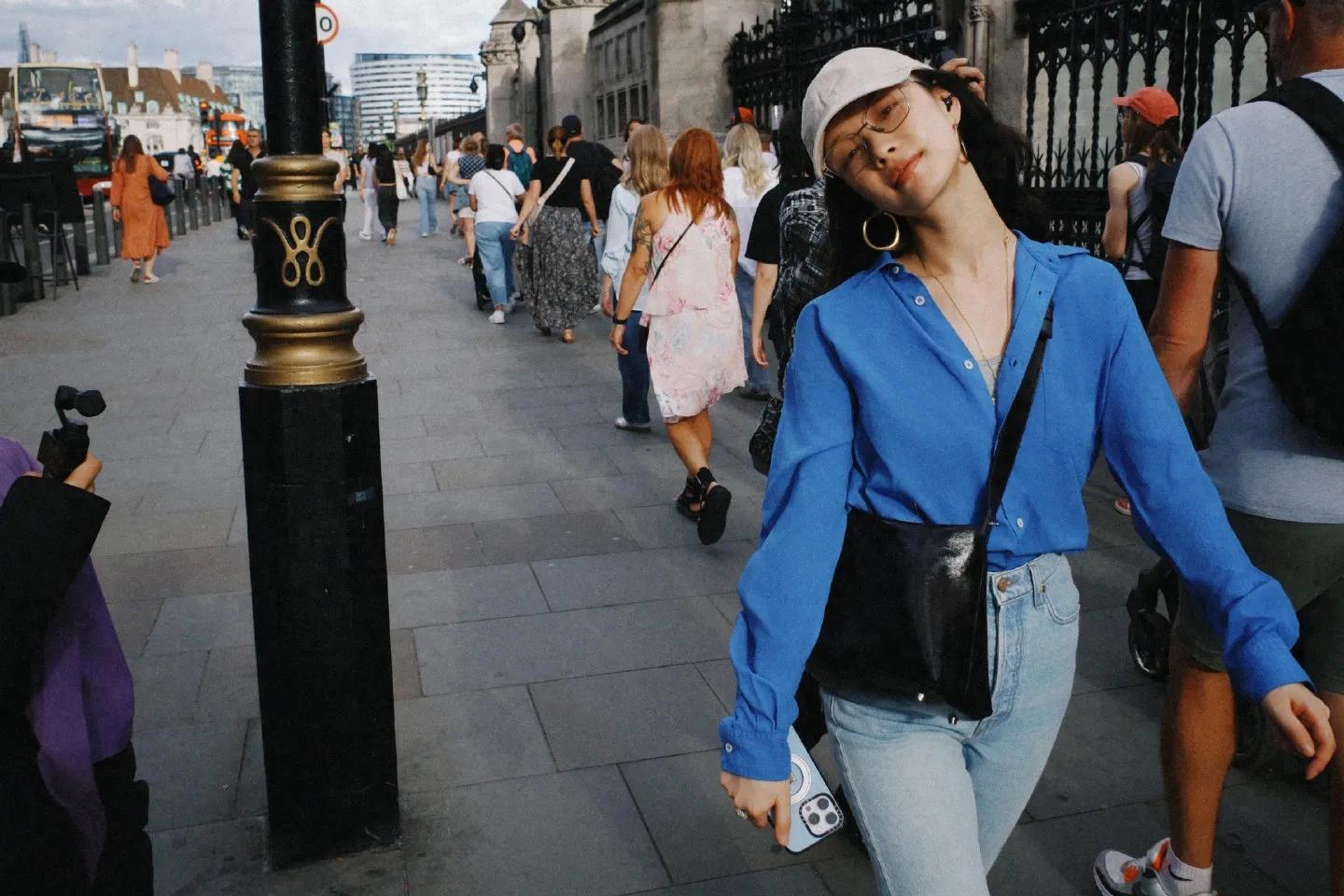 倪妮在伦敦阿花出国的日子,来一场走走停停的夏秋街头行