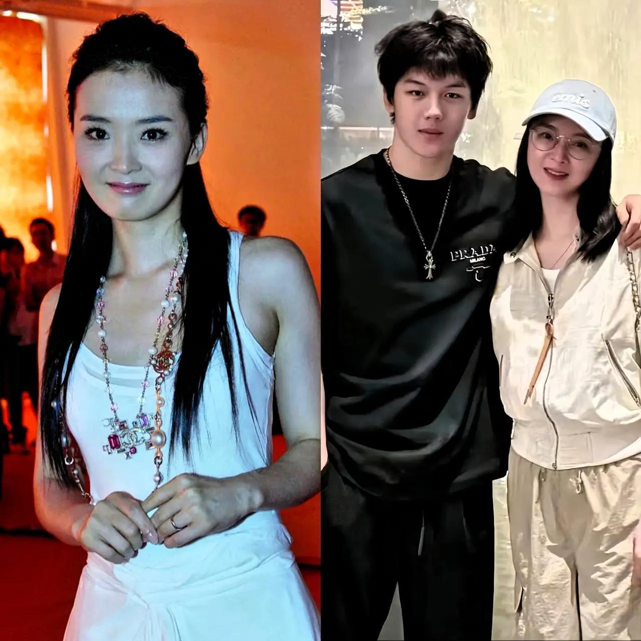 王艳晒儿子近照