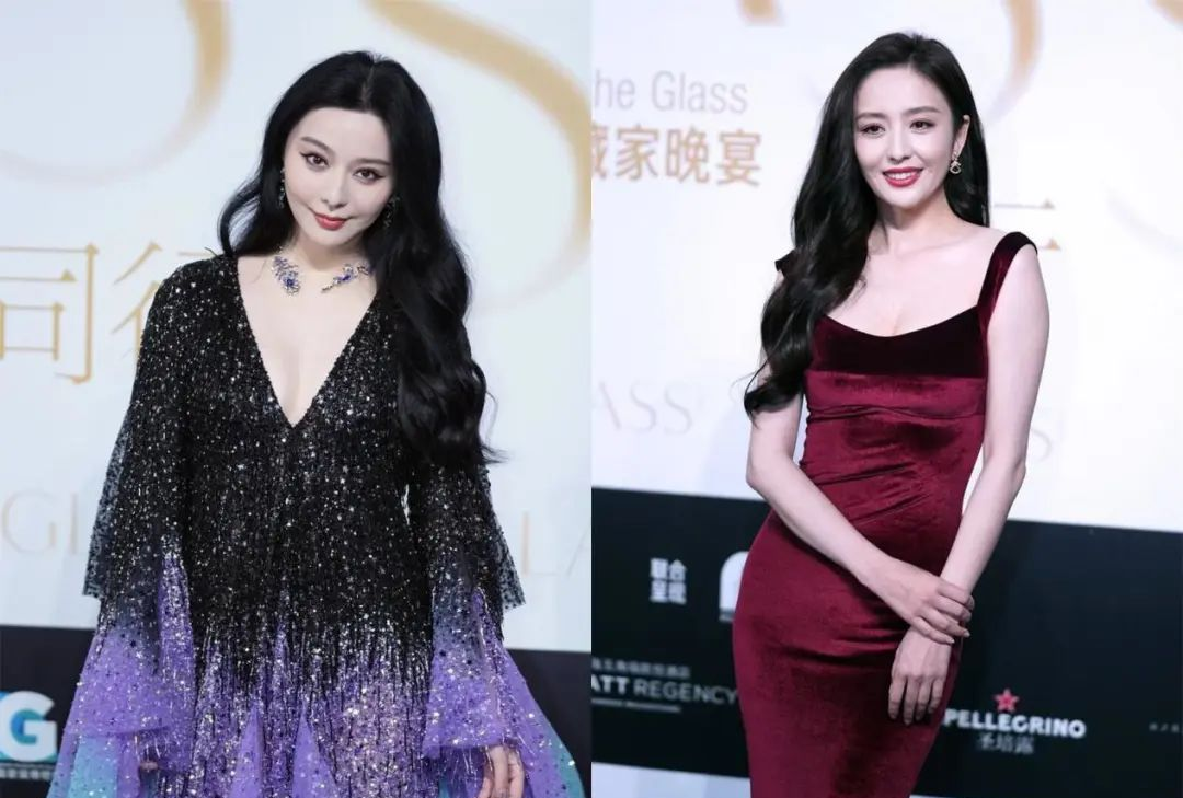 范冰冰复出太惨淡！穿拼色星空裙走红毯身材气质全不见，被同台的佟丽娅抢尽风头