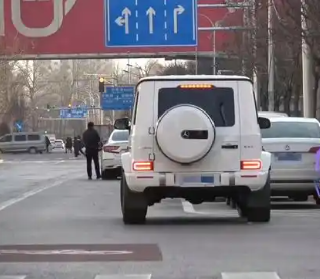 张小斐开车5公里违章6次，网友认出车标为奔驰G63，市场指导价259万