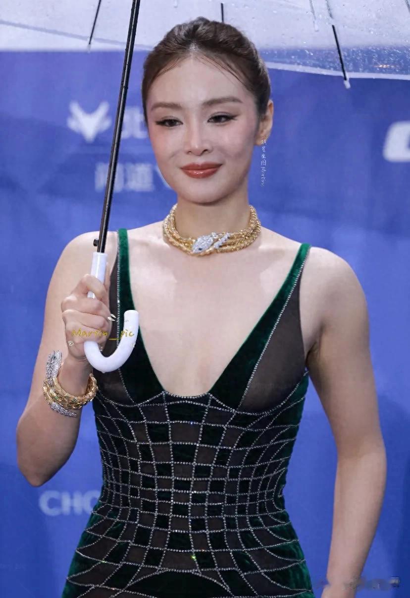 高叶北影节红毯生图，大嫂好霸气的红毯造型！