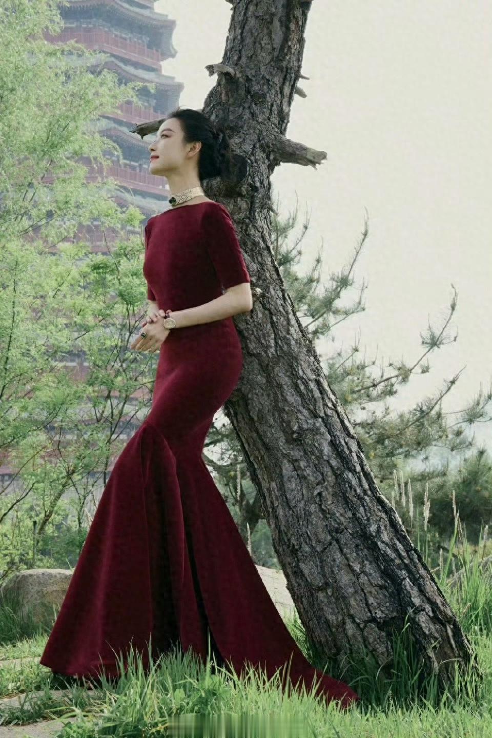 倪妮 爱她礼服包裹下的完美曲线