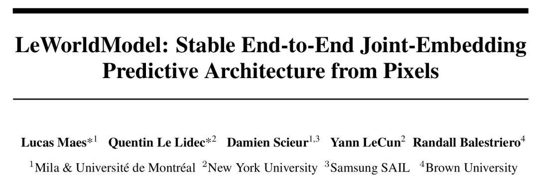 世界模型開始做減法？LeCun團隊和清華團隊給出兩種思路