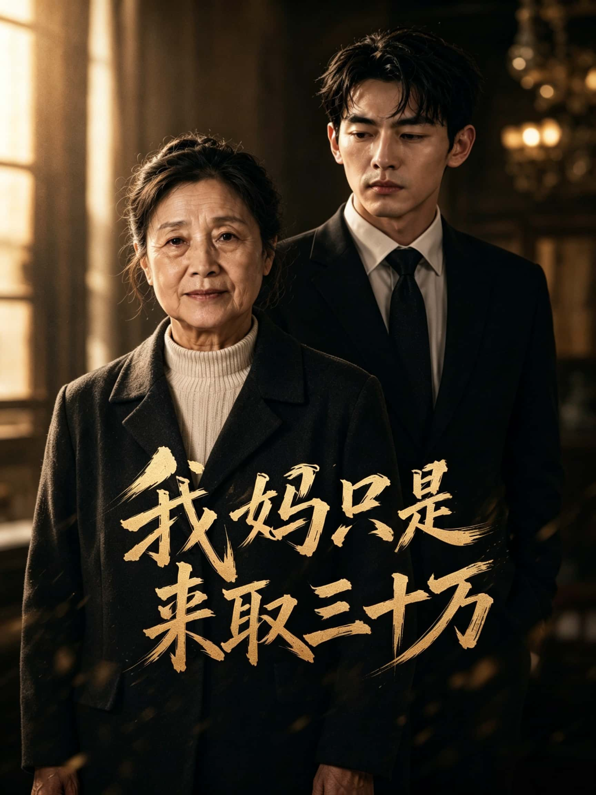 我妈只是来取三十万