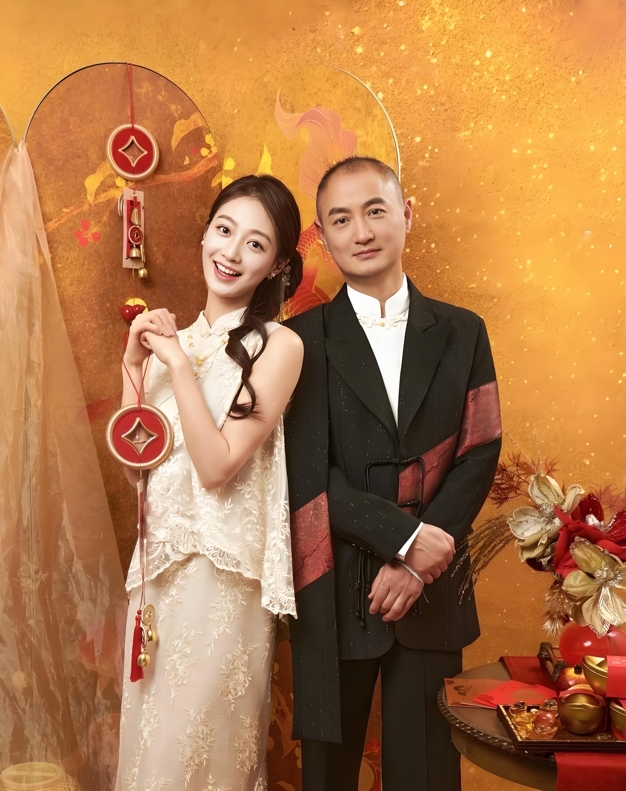 冯琳晒全家福,遗传了父母的好基因,孝顺体贴又优秀的女儿!