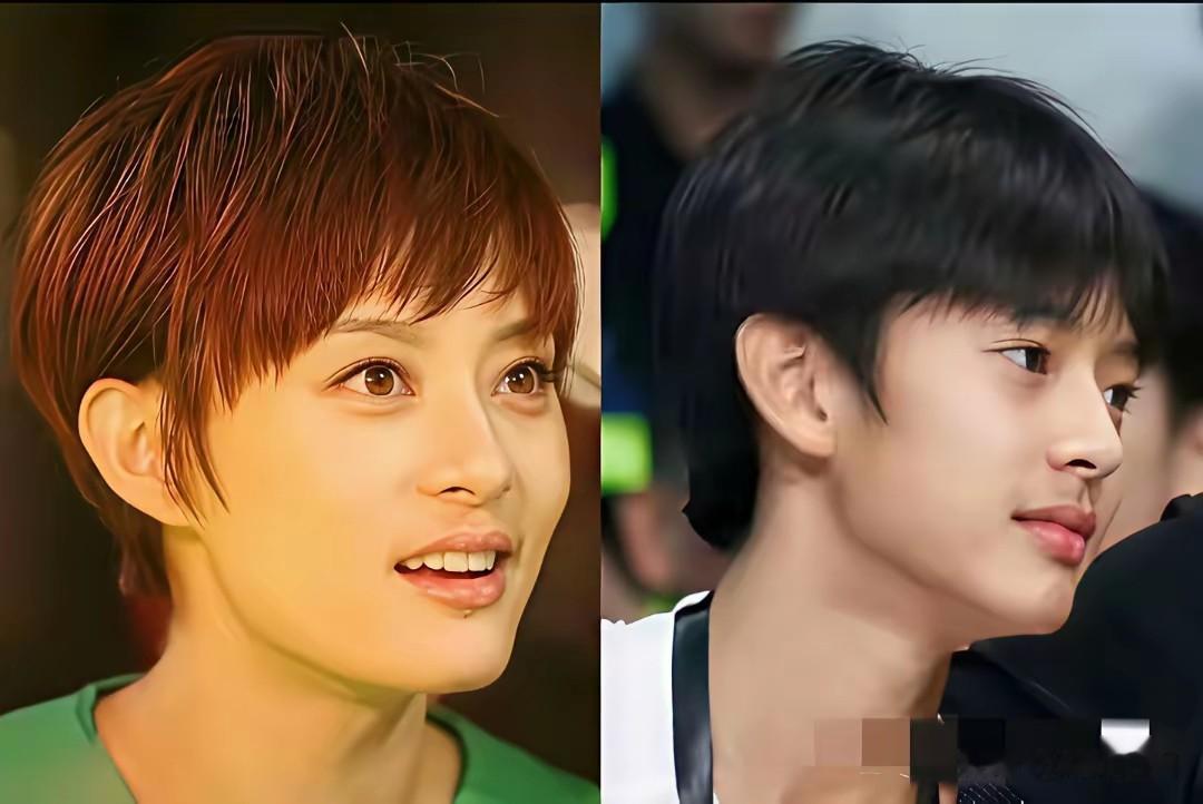 感觉孙俪生了个男版自己，老神奇了。要是闺女，可不就一模一样嘛