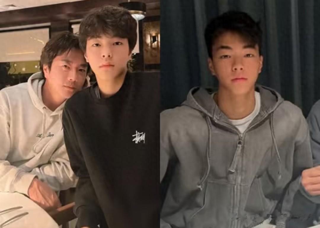 权相佑儿子正脸曝光，17岁权禄熙身高182，年轻时期的权相佑！