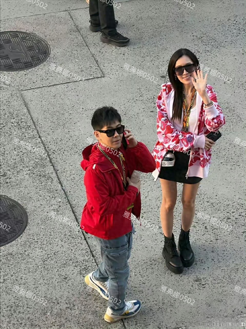 林志颖的老婆情商好低，只顾自己美美的拍照完全不顾及老公的身高