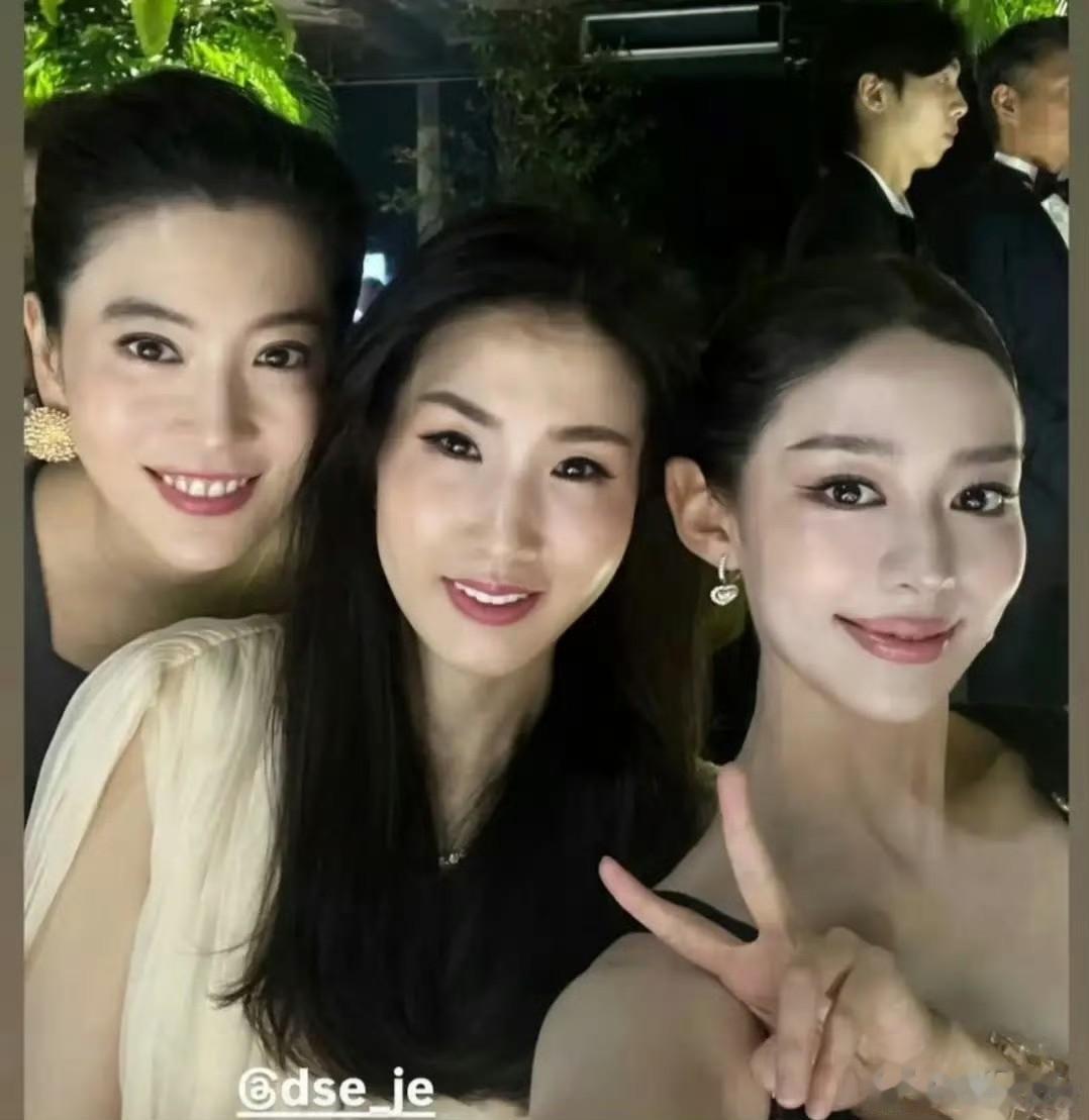 林世玲携男友李政宰出席正大谢家儿媳晚宴，与郎朗老婆吉娜等同框