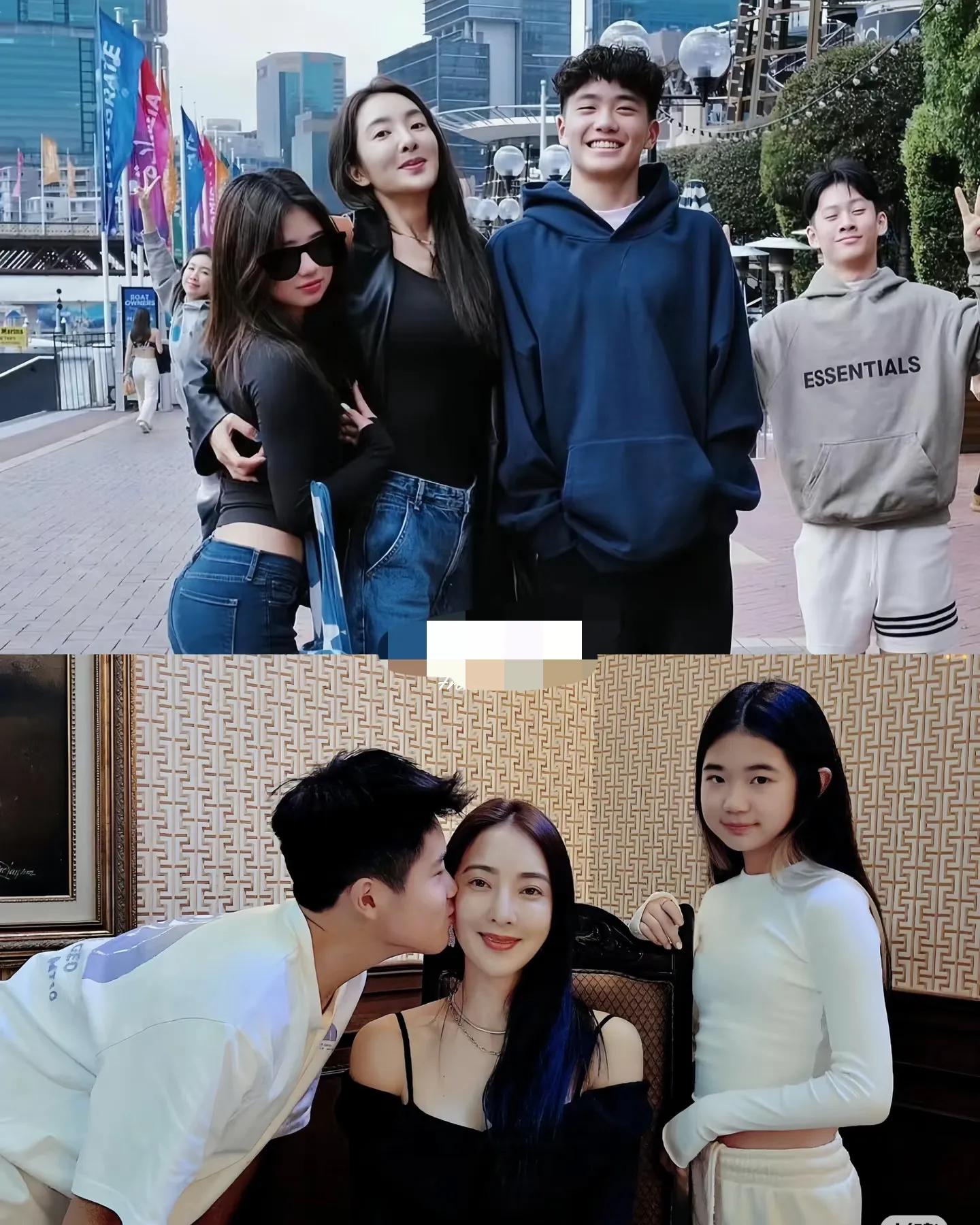 沙溢大儿子安吉被偶遇，和女生一起逛街帮她背包，女生像曹格女儿